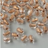 Zdjęcie - Fire Polish Copper Line - Crystal (CL00030) 4mm